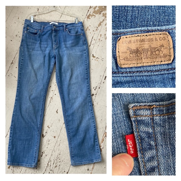 Levi's 505 Women"s Straight Leg Jeans - Picture 2 of 16